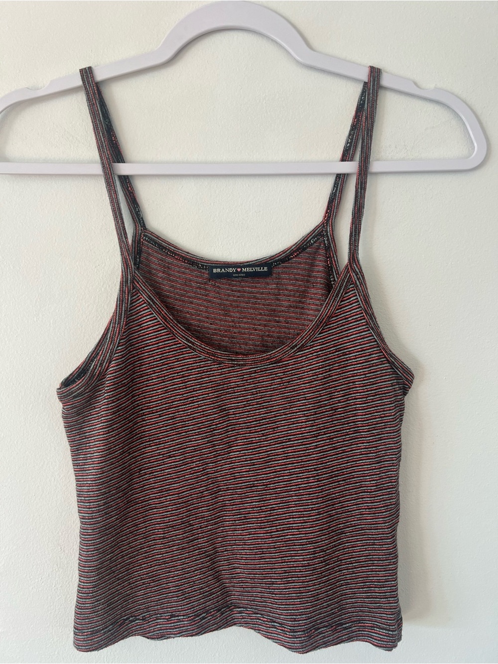 Brandy Melville Striped Crop Tank Top Women’s One Size
